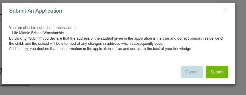 submit an application