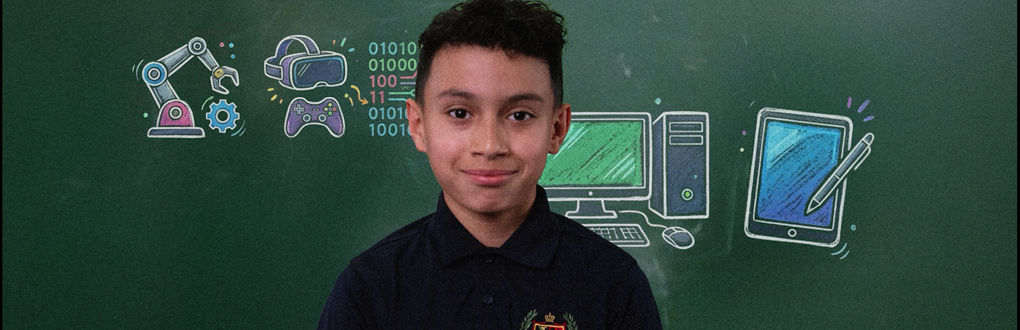Computer boy with box removed